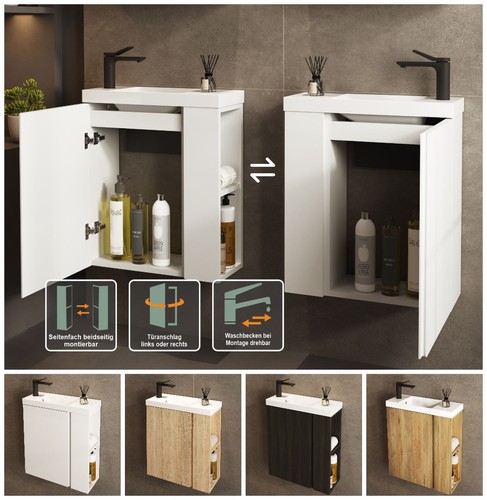Waschbeckenunterschrank cm - waschbeckenunterschrank, 55