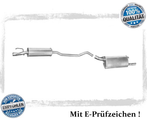 Auspuffanlage für opel corsa - auspuffanlage,