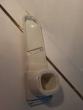 Fackelmann Knoblauchhobel Kunststoff Knoblauchreibe Knoblauch Weiß