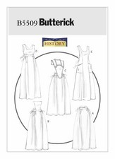 Schnittmuster Historische Schürzen Gr.S-L