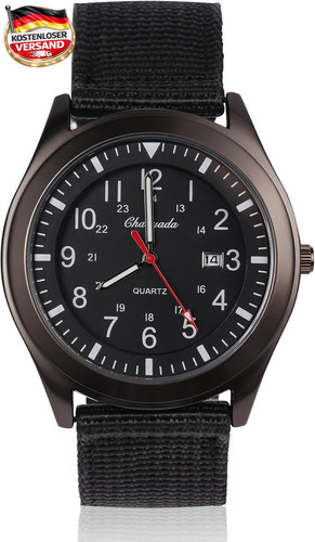 Herren armbanduhr quarz solar - quarz,