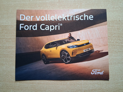 Autoprospekt vom ford capri - autoprospekt,