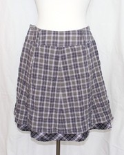 Street One Rock mit Futter Lila/Grau Kariert Gr.36 sehr schon!