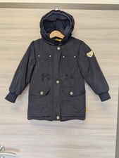 Steiff Mädchen Winterjacke Gr 104 Blau  Herbst Winter