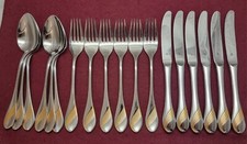 WMF Charme Gold Menübesteck 18 teilig für 6 Personen 