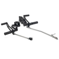 30cm Vorverlegt Fußrastenanlage für Harley Sportster XL883 XL1200L Low 2004-2013