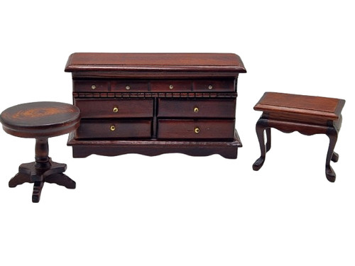 3er set puppenhaus wohnzimmer - set,