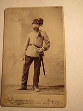 Graz - stehender Soldat ? Beamter ? Förster ? in Uniform mit Hut / CDV
