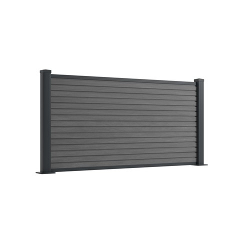 Wpc vorgartenzaun royal - vorgartenzaun,