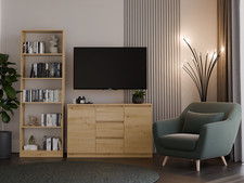 Kommode 120 cm | 2 Türen 3