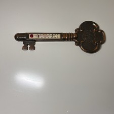 Gusseisen Thermometer Schlüssel Wandschmuck Dekoration Vintage