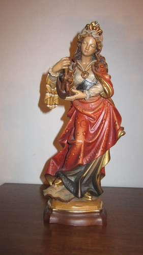 Geschnitzte holz figur - geschnitzte,