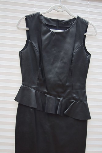 Zara kleid lederfake m - zara,