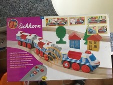 Eichhorn,Zug oder Regionalzug oder U-Bahn,für Eisenbahn,Holzeisenbahn an Bastler