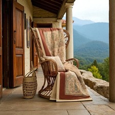 Bassetti Plaid Indian Roses 41 135 x 190 cm