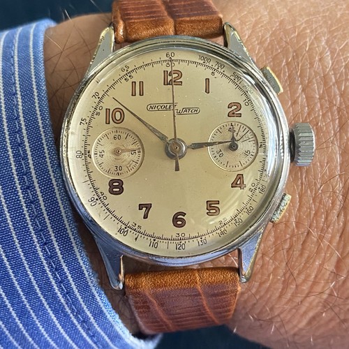 Nicolet watch chronograph - watch,