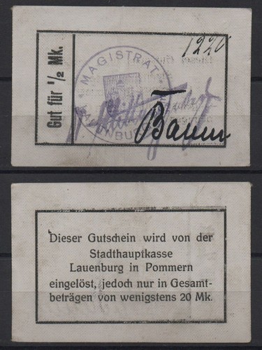 30809 notgeld lauenburg - [30809],