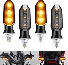 4x Motorrad Mini LED Blinker