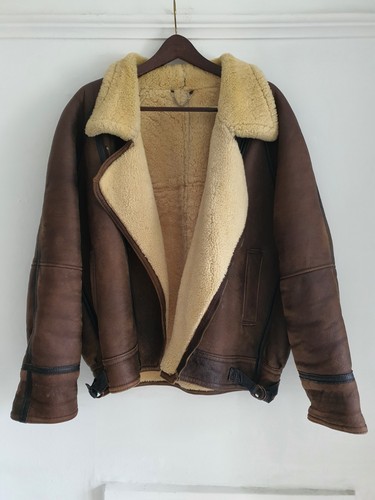 Herren vintage leder - leder, echt