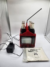 COCA-COLA Radio TV Kult Design Mini Fernseher 6er Pack Flaschen  Funktionsfähig 