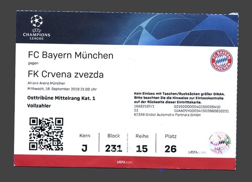 2019 fc bayern - ---, münchen