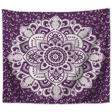 Wandbehang mandala indisch 200 - wandbehang,