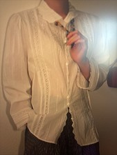Hemd Weiß Damen Bluse