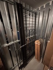 Vipack: Kojen-Metallbett Alice 90 x 200 mit Lattenrost - Kinderbett  - Schwarz