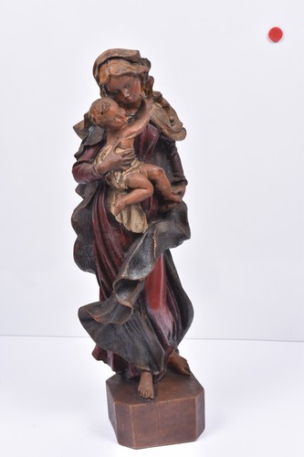 Vintage madonna mit jesuskind - vintage,