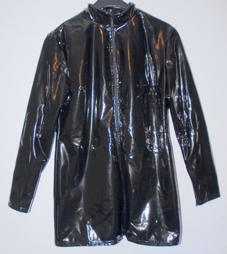 Top glanz damen regenjacke - pu,