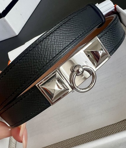 Hermès rivale gürtel schwarz - rivale,