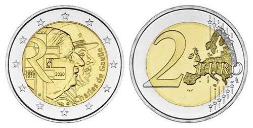 Frankreich euro charles de - frankreich, 2