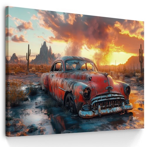 Leinwand bild rostiger - leinwand,