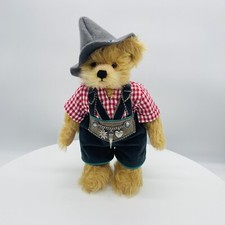Hermann Coburg Teddybär in Tracht Oktoberfest 40cm Mohair
