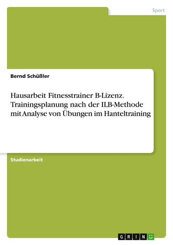 Hausarbeit fitnesstrainer - hausarbeit,