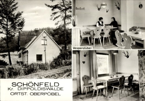 Oberpöbel schönfeld - ak,