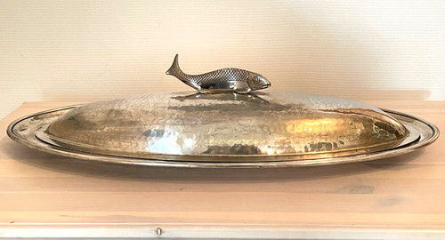 Große fischplatte mit - fischplatte,