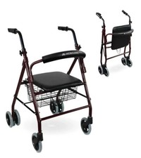Mobiclinic Rollator Escorial mit Rückenlehne und Faltbar