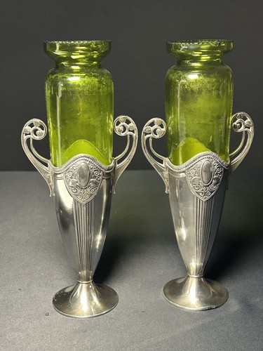 Paar wmf jugendstil vasen - jugendstil,