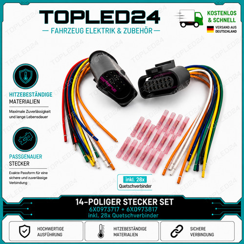 Pol reparaturstecker - 2x, 14-pol