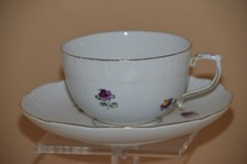 KPM Porzellanmanufaktur - Alt-Osier  -  Tasse mit Untertasse - Golddekor - 