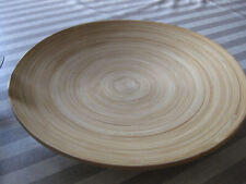 Schale Bambus Bambusschale Obstschale beige ca. Ø 30 cm