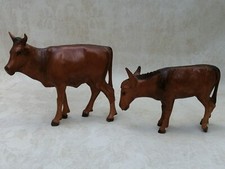 Krippenfigur Ochse und Esel