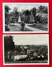 2 x AK LEIPA in Böhmen um 1939 Stadtpark und Neuschloss  ( 162405