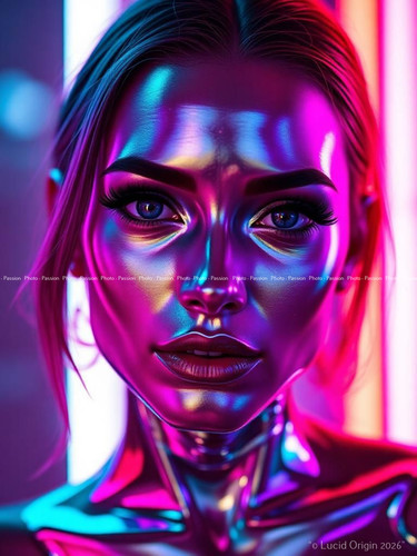 Foto portrait futuristische - a4,