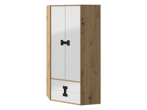 Eckkleiderschrank bakune b02 - eckkleiderschrank,