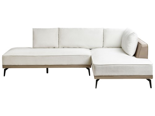 Ecksofa stoff kunstleder - stoff,