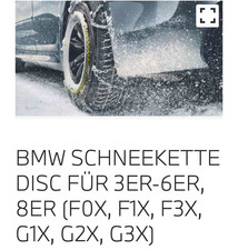 BMW 5er Schneeketten Art:36112167284, 225/50R18, 225/55R17, 245/40R19, 245/45R18