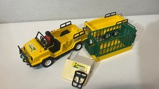 Playmobil 3528+3529 Expeditionsfahrzeug mit Anhänger und Tierkäfig