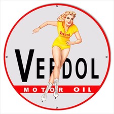VEEDOL MOTOR OIL PINUP GIRL